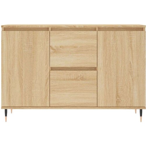 VidaXL Komoda boja hrasta sonome 104x35x70 cm od konstruiranog drva Slike