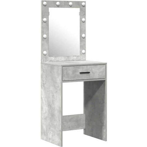  Toaletni stol 2 kom. Siva 50 x 41 x 135 cm Konstruirano drvo Slike