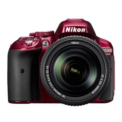 Nikon D5300 (Crvena) + 18-55 VR digitalni fotoaparat Slike