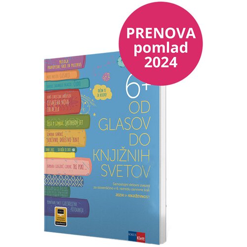  OD GLASOV DO KNJIŽNIH SVETOV 6+, SAMOSTOJNI DELOVNI ZVEZEK Cene