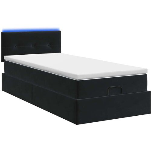  od pjene s madracem i LED-om Crna 80 x 200 cm Bar&amp;scaron;un Slike