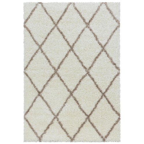 XXXL Preproga Z Visokim Florom Alvor, Krem, 280x370cm Slike