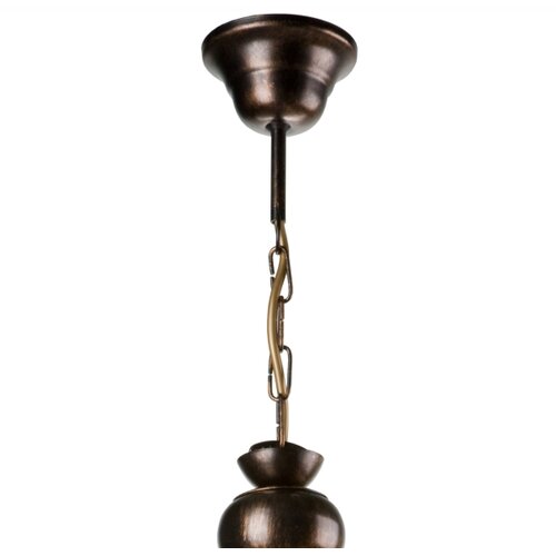  Luster na lancu RETRO II 3xE27/60W/230V crna patina Slike