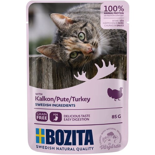 Bozita Ekonomično pakiranje zalogajčići u umaku - vrećice 24 x 85 g - Puretina Cijene