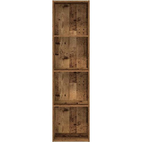  Regal za knjige boja starog drva 40x30x152 cm konstruirano drvo Slike