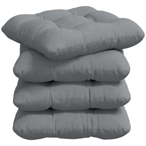 vidaXL Sedežne blazine 4 pcs Svetlo siva 45 x 45 x 12 cm blago, (5000111740) Cene