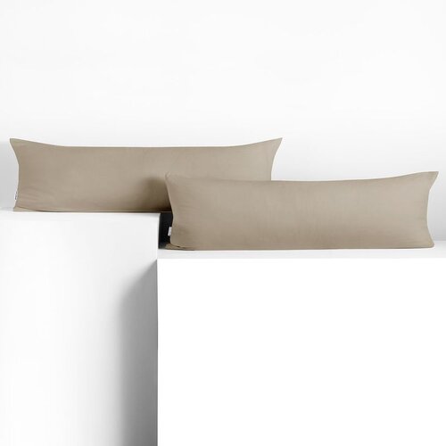 DecoKing Jastučnica za valjkasti jastuk Amber 20x145 cm, cappuccino Cijene