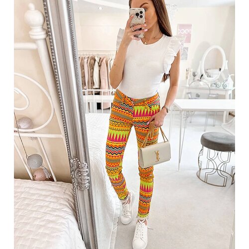 Gemre Multicolored Patterned Briard Pants Cene