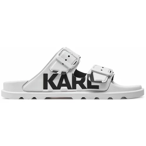 Karl Lagerfeld Sandali KL80978 White Rubber w/Black V10