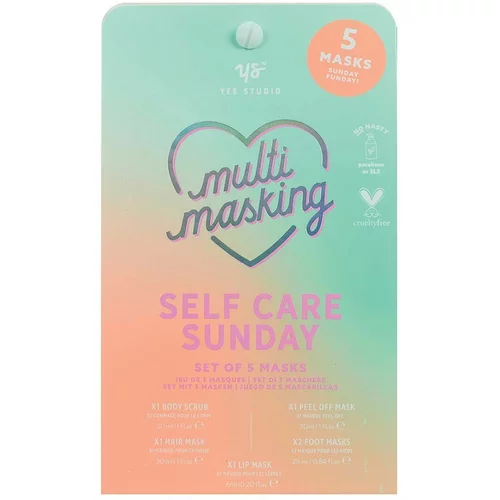 Yes Studio Komplet mask Self Care Sunday Set 5-pack