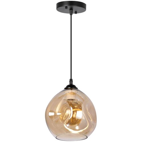  Luster na sajli 1xE27/60W/230V crna/dimljena Cene