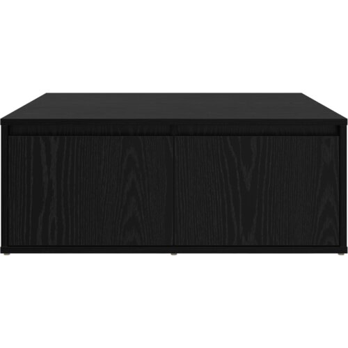 VidaXL Stolić za kavu Crni hrast 80 x 80 x 31 cm Konstruirano drvo Slike