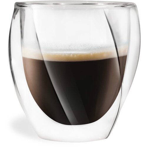 Vialli Design &amp;Scaron;alice u setu 2 kom za cappuccino/s dvostrukom stijenkom 250 ml Cristallo &amp;ndash; Slike