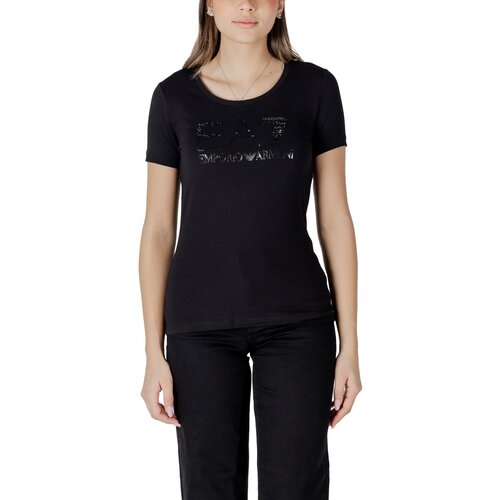 Ea7 Emporio Armani Majice s kratkimi rokavi 7W000094 AF10373 Črna Cene