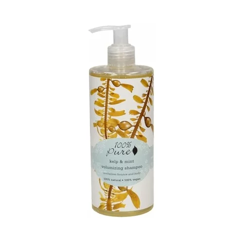 100% Pure Kelp & mint volumizing šampon - 390 ml