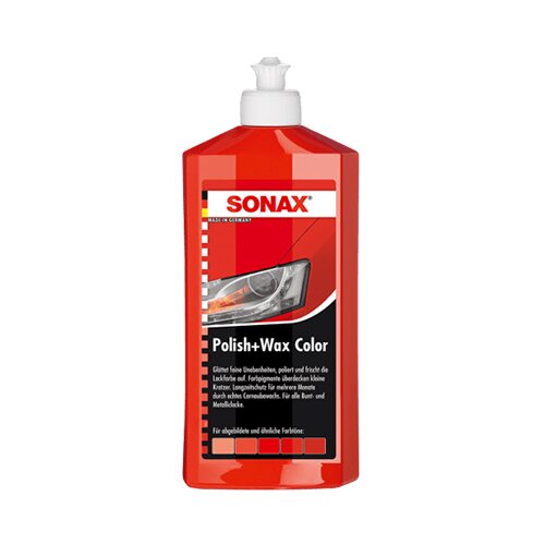 Sonax Sredstvo za poliranje automobila s voskom (250 ml, Crvene boje) Slike