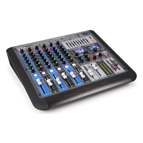 power dynamics PDM-S804 8-Kanalna mešalna miza DSP/MP3, USB-Port, Bluetooth sprejemnik Cene