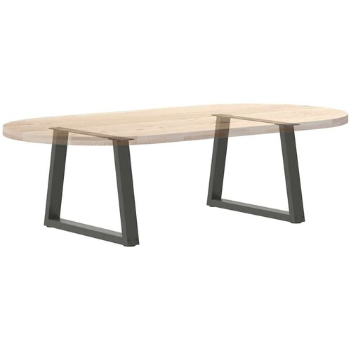 vidaXL Noge jedilne mize V-oblike 2 kosa Antracit 50x(42-43,3)cm Jeklo Cene