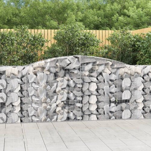 Obokane gabion košare 9 kosi 400x50x100/120cm pocinkano železo Cene