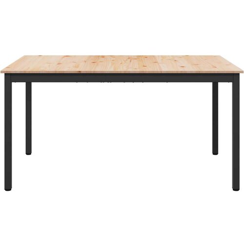  Stol za objedovanje Prirodna 140 x 80 x 75 cm Slike