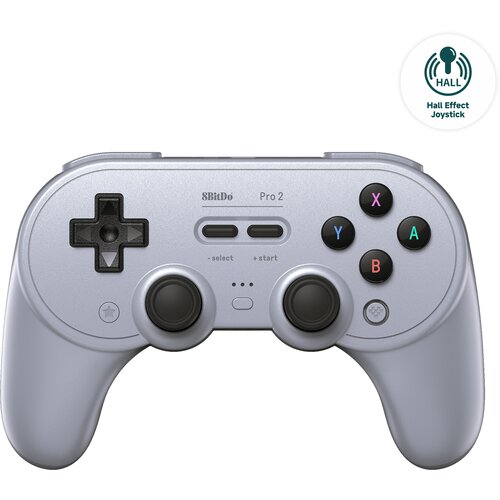 8BitDo Pro 2 brezžični igralni plo&scaron;ček s Hall Effect palicami sive barve Cene