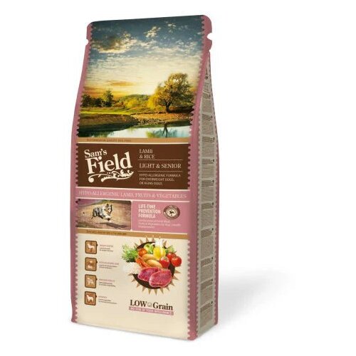 Sam's Field senior light hrana za pse jagnjetina i pirinač 2,5kg Cene