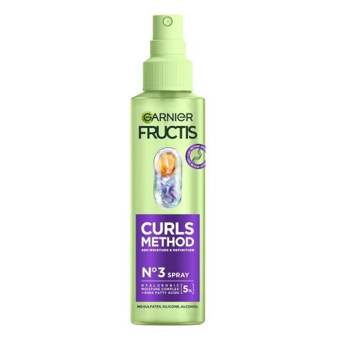 Garnier Fructis Method For Curls Spray za kodraste lase skodrani lasje suhi lasje valoviti lasje 150 ml Slike