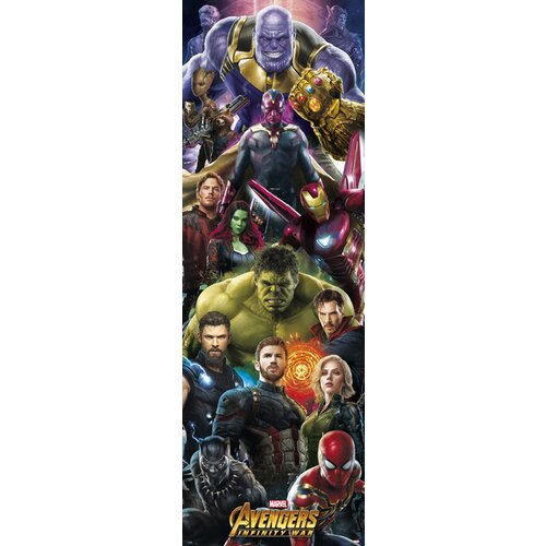Marvel DOOR PLAKAT MA&amp;Scaron;ČEVALCI: VOJNA NESKONČNOSTI, (20837723) Slike