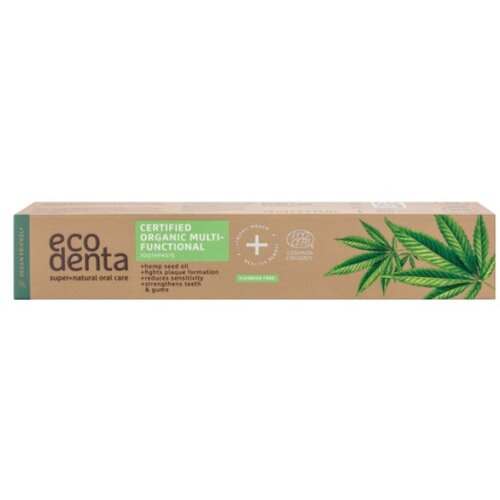 Ecodenta pasta za zube bez fluora | zubni plak | ulje kanabisa Slike