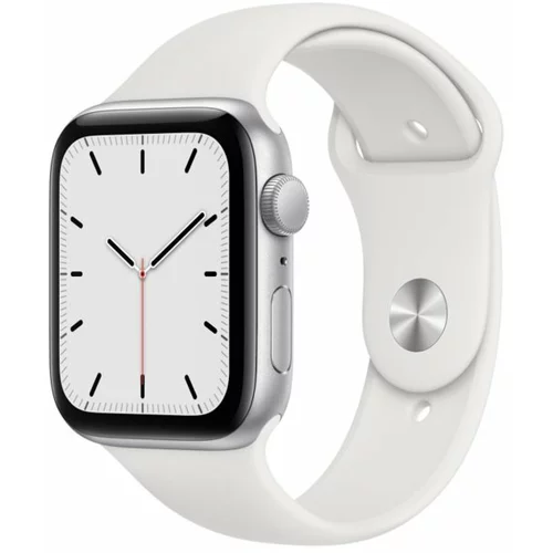 Apple Watch Series SE 44mm Silver AluminumCase With White Sport Band MYDQ2 white