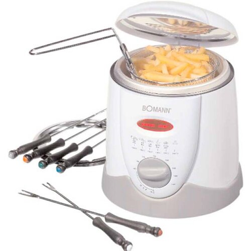 Bomann FFR 1290 fondi-friteza 840 W s ručnim podešavanjem temperature bijela, siva Cijene