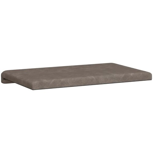 Jastučić za klupu Umjetna koža Siva Dubina 35 cm - Siva 60 x 38 x 6 5 cm Slike