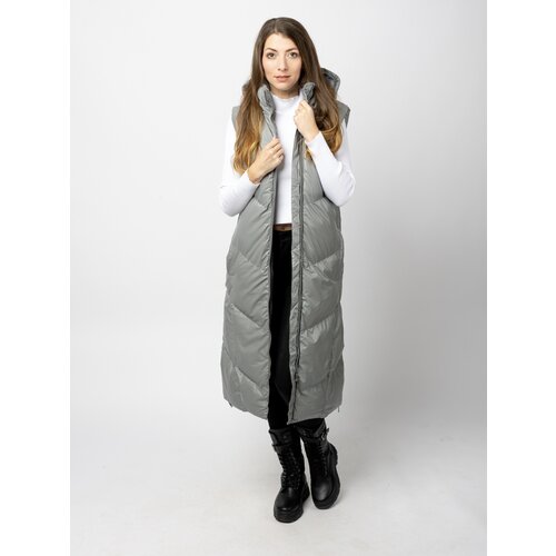 Glano Women&amp;#039;s quilted vest - gray Slike