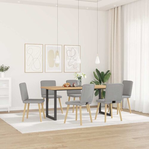 Furnova Jedilni stoli 6 kosov Cloud Grey Fabric, (21928666) Cene