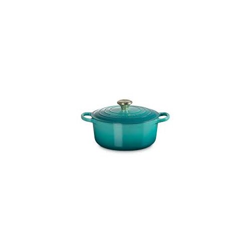 Le Creuset Signature Br&amp;auml;ter rund 24 cm bleu riviera Slike