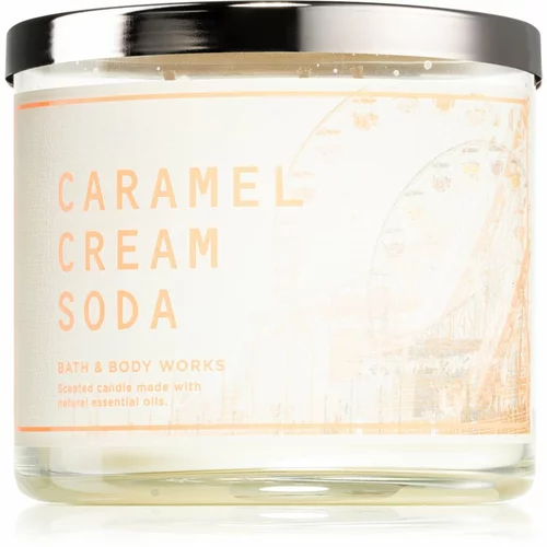 Bath & Body Works Caramel Cream Soda dišeča sveča 411 g