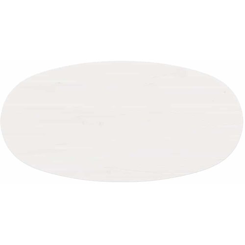  Kava Stol Bijelo 80 x 40 x 35 cm Čvrsto borovo drvo Slike