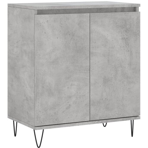  Komoda siva boja betona 60x35x70 cm od konstruiranog drva Slike