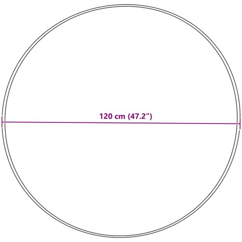  Tepih od umjetne ovčje kože TAFALLA Siva &amp;Oslash; 120 cm Poliester Slike