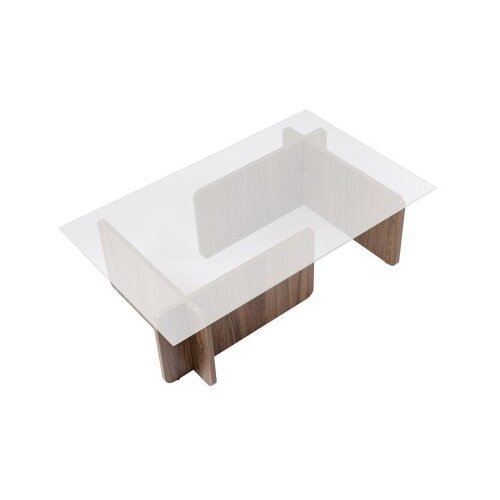 Hanah home stočić za dnevnu sobu flavio - walnut walnut coffee table Slike