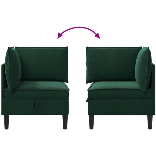 SOFA s pohranom Tamnozelena Bar&amp;scaron;un Slike