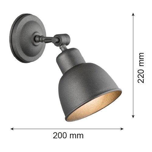  Argon 3183 - Zidna svetiljka EUFRAT 1xE27/60W/230V Slike