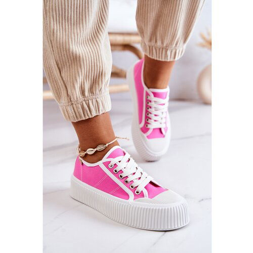 Kesi Low Sneakers On Platform Pink Mischa Cene