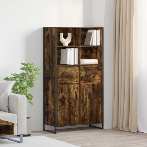  Kreveta 2 pcs Dimni hrast 81 x 36 x 150.5 cm Konstruirano drvo Cijene