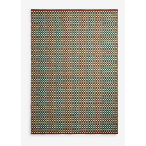 MADE Zelenomodra ročno tkana preproga iz me&amp;scaron;anice volne 160x230 cm Ember &amp;ndash; Slike