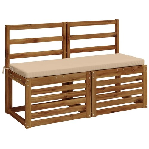  Jastučići za klupe - 2 dijela SOEST 2 kom. 100% poliester Krem - Krem 110 x 40 x 5 cm Melange Cene
