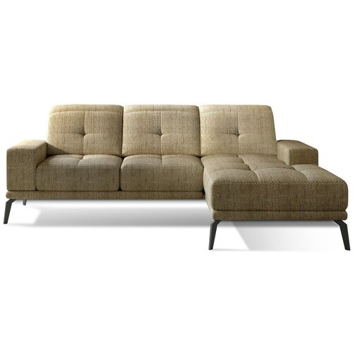 ELTAP Bež kotna sedežna garnitura (desni kot/z ležalnikom) Torrense – Cene