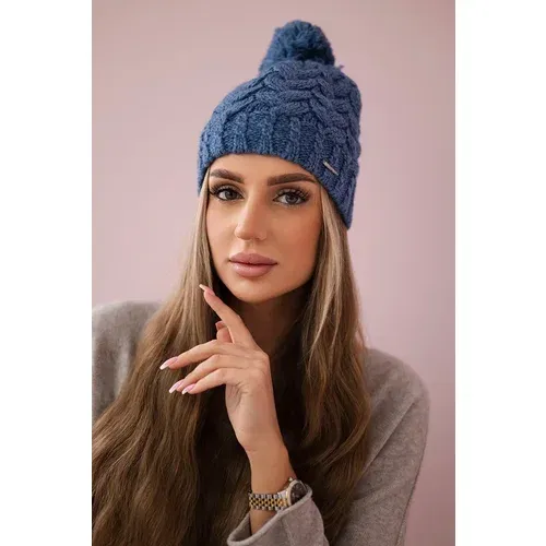 Kesi Cap with fleece Waleria K307 jeans Kesi Cap with fleece Waleria K307 jeans