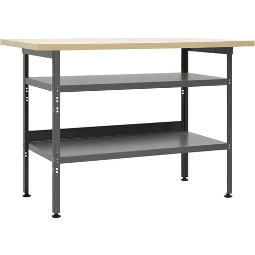 vidaXL delovna miza siva 120x60x85 cm jeklo Cene