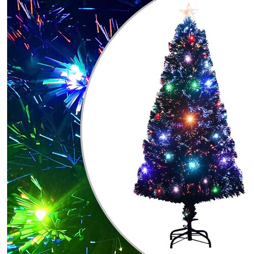  Umjetno božićno drvce sa stalkom LED 120 cm optička vlakna Cijene